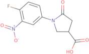 1-(4-Fluoro-3-nitrophenyl)-5-oxopyrrolidine-3-carboxylic acid