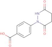 4-(3,6-Dioxo-1,2-diazinan-1-yl)benzoic acid