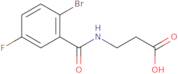 3-[(2-Bromo-5-fluorophenyl)formamido]propanoic acid