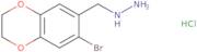 [(7-Bromo-2,3-dihydro-1,4-benzodioxin-6-yl)methyl]hydrazine