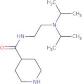 N-[2-(Diisopropylamino)ethyl]piperidine-4-carboxamide