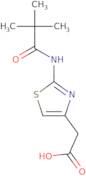 {2-[(2,2-Dimethylpropanoyl)amino]-1,3-thiazol-4-yl}acetic acid