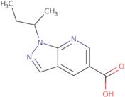 1-(Butan-2-yl)-1H-pyrazolo[3,4-b]pyridine-5-carboxylic acid