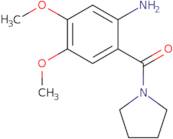 4,5-Dimethoxy-2-(pyrrolidine-1-carbonyl)aniline