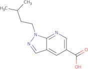 1-(3-Methylbutyl)-1H-pyrazolo[3,4-b]pyridine-5-carboxylic acid