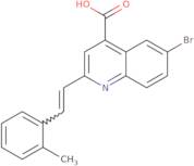 6-Bromo-2-[2-(2-methylphenyl)ethenyl]quinoline-4-carboxylic acid