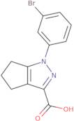 1-(3-Bromophenyl)-1H,4H,5H,6H-cyclopenta[C]pyrazole-3-carboxylic acid