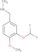 {[3-(Difluoromethoxy)-4-methoxyphenyl]methyl}(methyl)amine