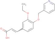 (2E)-3-{3-Ethoxy-4-[(pyridin-3-yl)methoxy]phenyl}prop-2-enoic acid