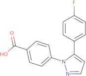 4-[5-(4-Fluorophenyl)-1H-pyrazol-1-yl]benzoic acid