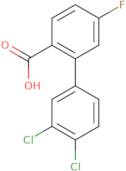 2-(3,4-Dichlorophenyl)-4-fluorobenzoic acid