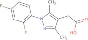 2-[1-(2,4-Difluorophenyl)-3,5-dimethyl-1H-pyrazol-4-yl]acetic acid