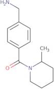 [4-(2-Methylpiperidine-1-carbonyl)phenyl]methanamine