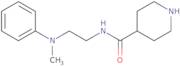 N-{2-[Methyl(phenyl)amino]ethyl}piperidine-4-carboxamide