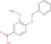 3-Methoxy-4-(pyridin-2-ylmethoxy)benzoic acid