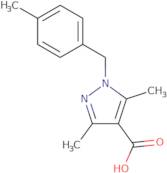 3,5-Dimethyl-1-[(4-methylphenyl)methyl]-1H-pyrazole-4-carboxylic acid