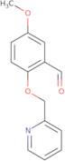 5-Methoxy-2-(pyridin-2-ylmethoxy)benzaldehyde