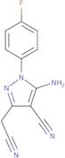 5-Amino-3-cyanomethyl-1-(4-fluoro-phenyl)-1H-pyrazole-4-carbonitrile