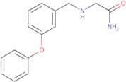 2-{[(3-Phenoxyphenyl)methyl]amino}acetamide