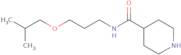 N-(3-Isobutoxypropyl)piperidine-4-carboxamide