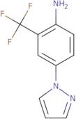 4-(1H-Pyrazol-1-yl)-2-(trifluoromethyl)aniline