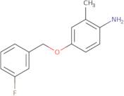 4-[(3-Fluorophenyl)methoxy]-2-methylaniline