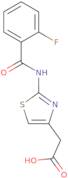 2-[2-(2-Fluorobenzamido)-1,3-thiazol-4-yl]acetic acid