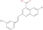 6-Bromo-2-[2-(3-methylphenyl)ethenyl]quinoline-4-carboxylic acid