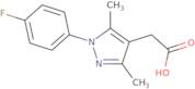 2-[1-(4-Fluorophenyl)-3,5-dimethyl-1H-pyrazol-4-yl]acetic acid