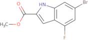 Methyl 6-bromo-4-fluoro-1H-indole-2-carboxylate