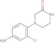 4-(4-Amino-2-chlorophenyl)piperazin-2-one