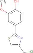 4-[4-(Chloromethyl)-1,3-thiazol-2-yl]-2-methoxyphenol