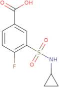 3-(Cyclopropylsulfamoyl)-4-fluorobenzoic acid