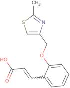 3-{2-[(2-Methyl-1,3-thiazol-4-yl)methoxy]phenyl}prop-2-enoic acid