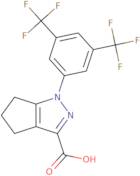 1-[3,5-Bis(trifluoromethyl)phenyl]-1H,4H,5H,6H-cyclopenta[C]pyrazole-3-carboxylic acid