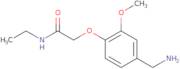 2-[4-(Aminomethyl)-2-methoxyphenoxy]-N-ethylacetamide