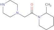 1-(2-Methylpiperidin-1-yl)-2-(piperazin-1-yl)ethan-1-one