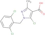 5-Chloro-1-[(2,6-dichlorophenyl)methyl]-3-methyl-1H-pyrazole-4-carboxylic acid