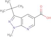 3-tert-Butyl-1-methyl-1H-pyrazolo[3,4-b]pyridine-5-carboxylic acid