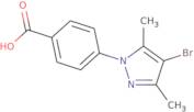 4-(4-Bromo-3,5-dimethyl-1H-pyrazol-1-yl)benzoic acid