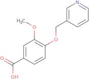 3-Methoxy-4-(pyridin-3-ylmethoxy)benzoic acid