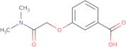 3-[(Dimethylcarbamoyl)methoxy]benzoic acid