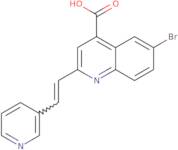 6-Bromo-2-[2-(pyridin-3-yl)ethenyl]quinoline-4-carboxylic acid