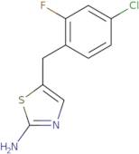 5-(4-Chloro-2-fluorobenzyl)-1,3-thiazol-2-amine