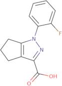 1-(2-Fluorophenyl)-1H,4H,5H,6H-cyclopenta[C]pyrazole-3-carboxylic acid