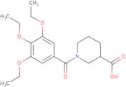 1-(3,4,5-Triethoxybenzoyl)piperidine-3-carboxylic acid