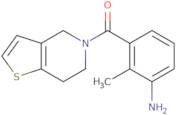 2-Methyl-3-{4H,5H,6H,7H-thieno[3,2-c]pyridine-5-carbonyl}aniline