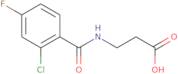 3-[(2-Chloro-4-fluorophenyl)formamido]propanoic acid