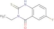 3-Ethyl-6-fluoro-2-sulfanyl-3,4-dihydroquinazolin-4-one