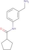 N-[3-(Aminomethyl)phenyl]cyclopentanecarboxamide